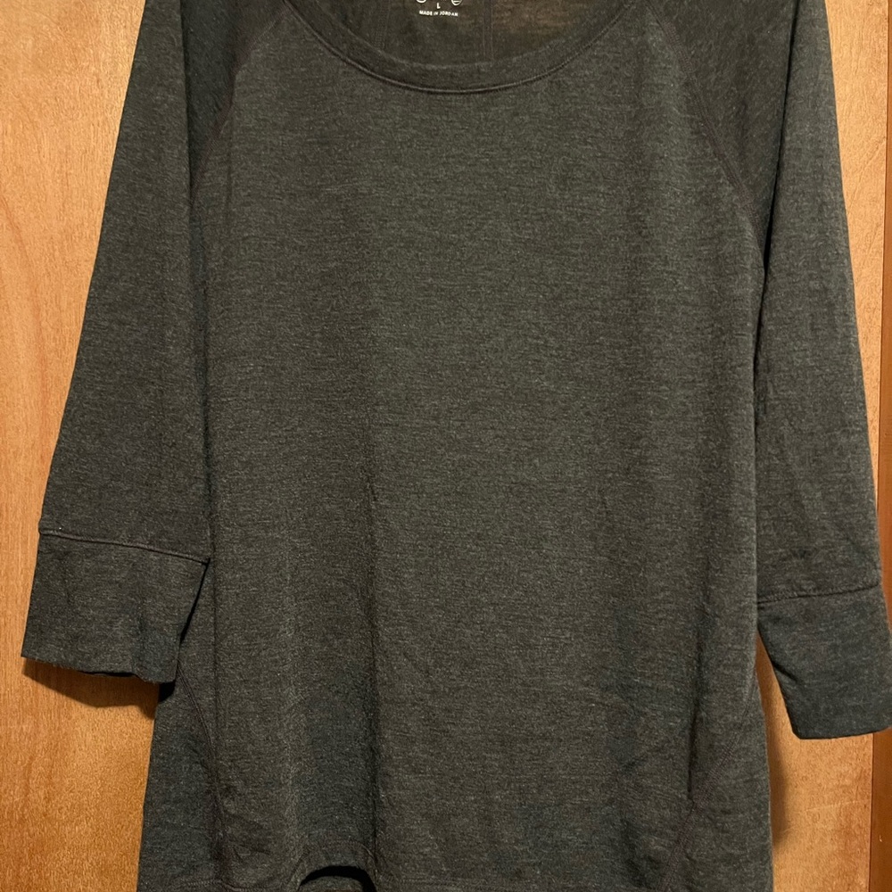 Calvin Klein Charcoal Long Sleeve Top